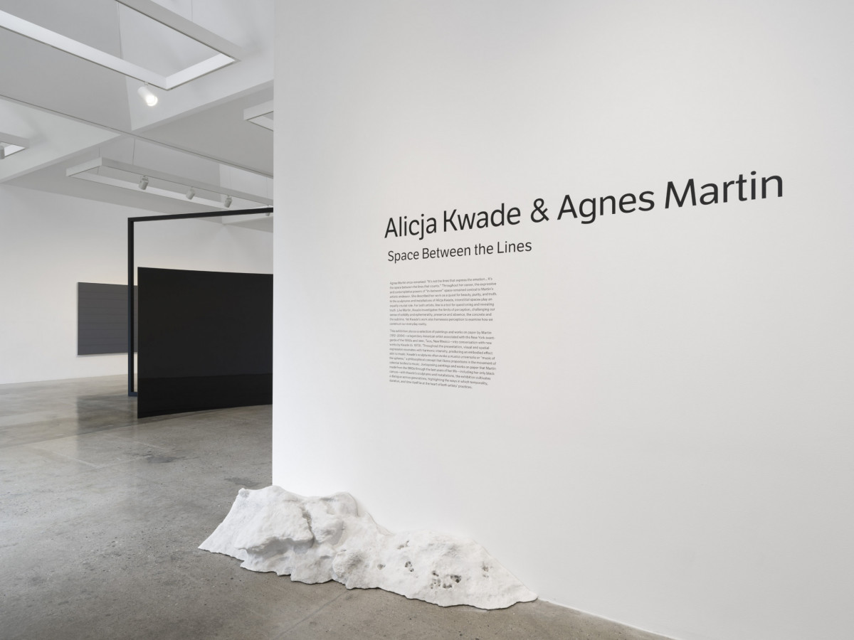 Alicja Kwade & Agnes Martin - Space Between the Lines